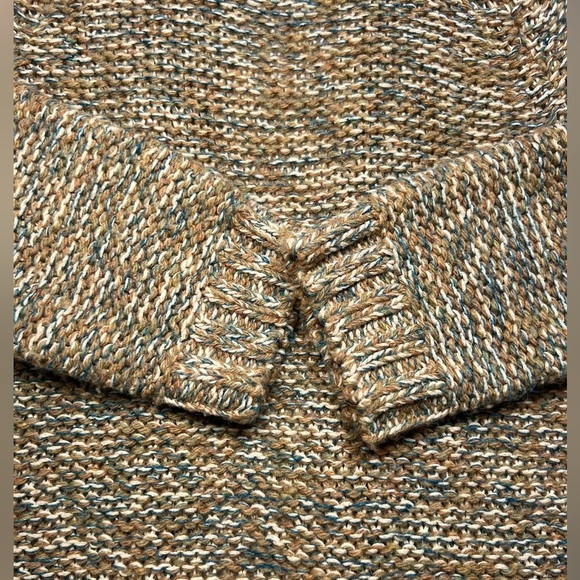 Sparrow Anthropologie Cardigan Sweater Knit Open Front Fringe Wool Linen Size XS - Picture 3 of 5